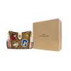 Coach X Peanuts Snoopy Addie 18 Snoopy Print Cartoon Patchwork Canvas And Leather Crossbody Bag Women Crossbody Bag Khaki Rainbow C4113-IMLOT