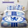 Chelsea F Pattern Bedding,Quilt Set Quilt Cover Pillowcase Home Birthday Gift(1 * Duvet Cover + 2 * Pillowcase, Without Core)