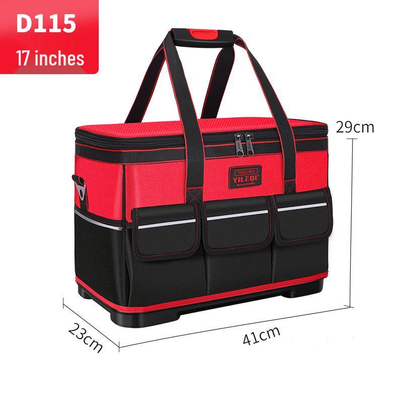 Bolsa de herramientas para electricista: Lona Impermeable y Duradera con Diseño Ampliado y Resistente al Desgaste para un Almacenamiento Conveniente y Multifuncional.