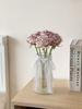 Rose Artificial Flower Arrangement for Living Room Dining Table - Preserved Dried Bouquet Vase Decoration