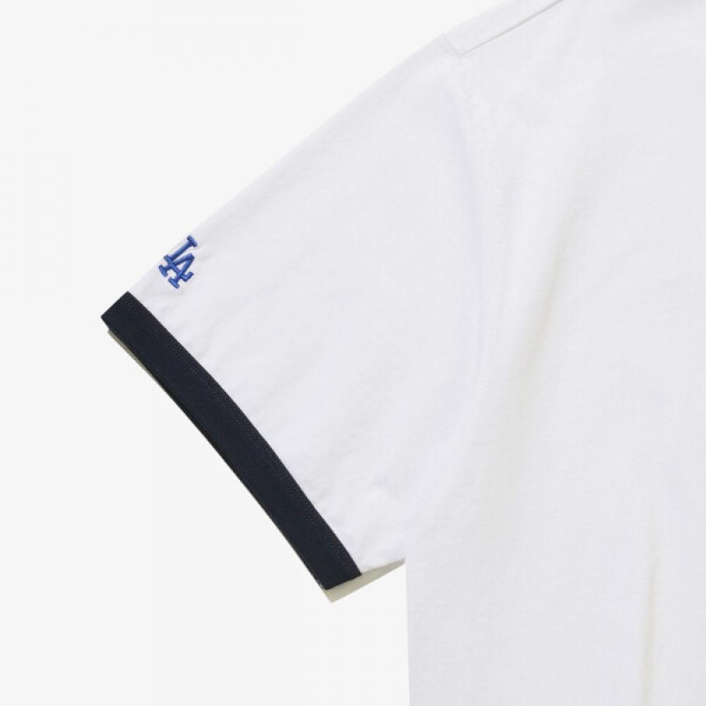 New Era La Dodgers Ringer T-Shirt World Series Weiß
