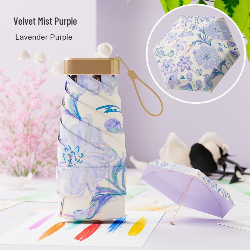 32-Bone Folding Dual-Use Women's Umbrella - Sun & Rain Protection, Anti-UV, Enlarged, Reinforced, Thickened Sunshade