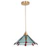 Tiffany Pendant Lights Vintage Stained Glass Led Hanging Lamp for Living Room Home Decor Bedroom Retro Bar Suspension Luminaire