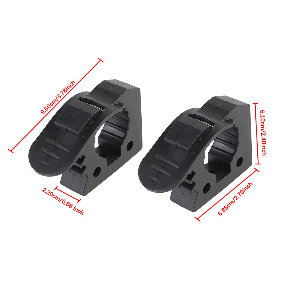 Rubber Clamp Mount Fits 1"~1.5" Diameter Tools 2pcs Handle Keeper Rubber Handle Keeper Clamp Mount Bracket Shovel Holder Mount Quick-Release