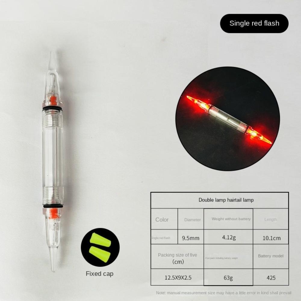 Bass Spoon Fishing Flash Lamp Diamond Shape Fishing Squid hook LED Lure Light with hook