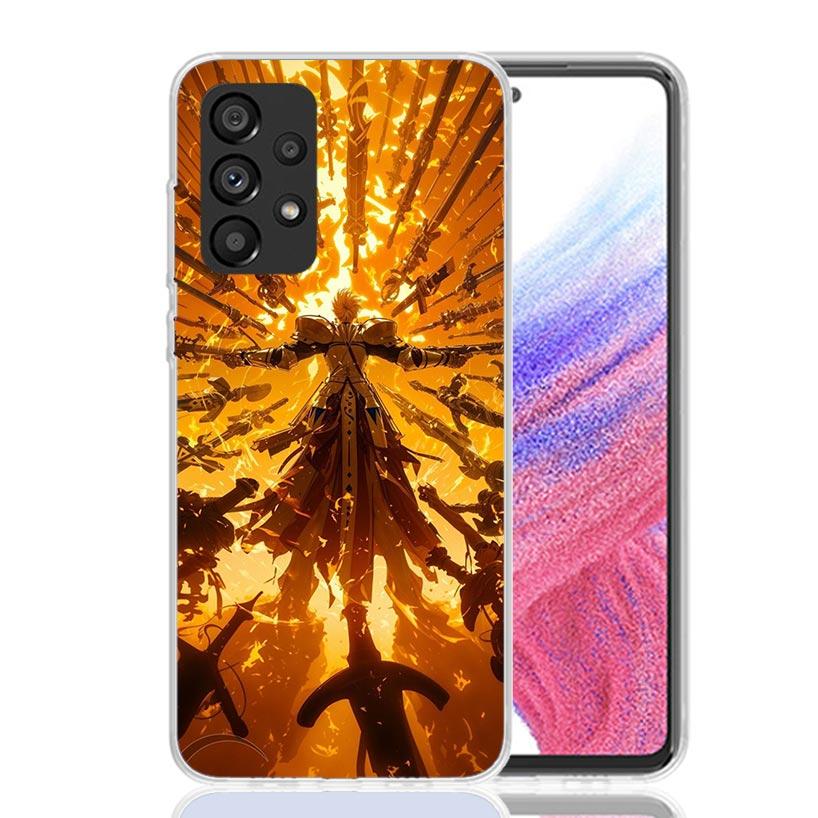 Fate Zero Stay Night Gilgamesh Phone Case For Samsung Galaxy A17 A16 A14 A15 A13 A57 A56 A54 A55 A53 A37 A36 A34 A35 A33 A26 A24