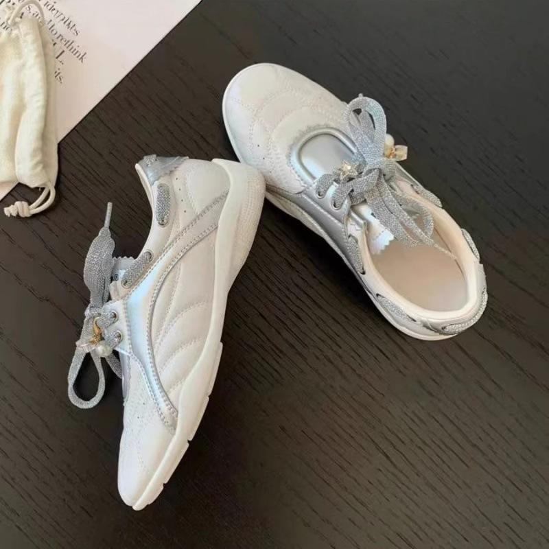 Thick-soled heightening sports style Mary Jane shoes new color matching casual shoes women's round head versatile retro lace-up German training shoes