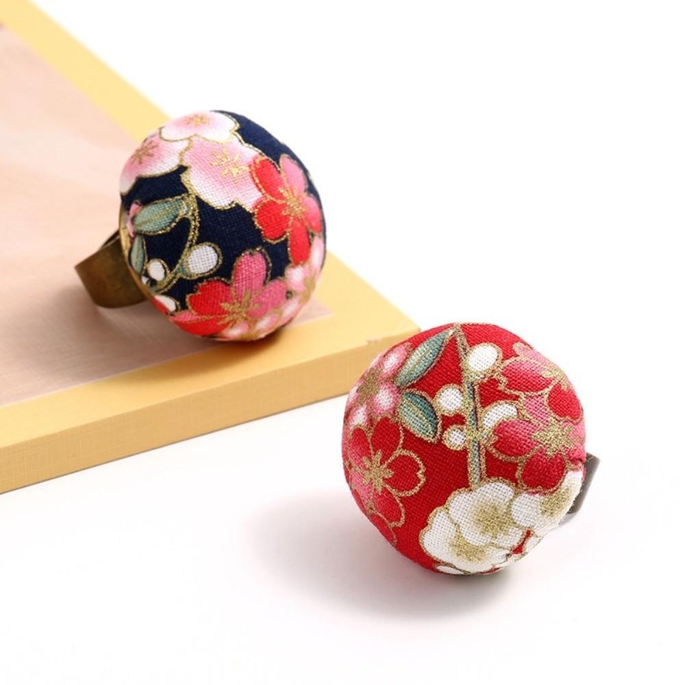 DIY Sewing Needle Cushion Handmade Pin Holder Retro Finger Ring Pincushion  Sewing Quilting Handy