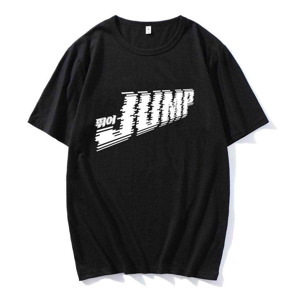 Skoč Jednobarevné tričko Módní Dívčí Kapelní trička Unisex Streetwear Ležérní Volné Krátký Rukáv Bavlněná Trička