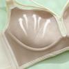 Sexy Lingerie Cross Strap Gathering Satin Mesh Traceless Backless Bra