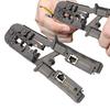 Ratchet Crimping Plier Anti Slip Crimper Tool Ergonomic Wire Electrical Pliers Terminal Hand Tool For Non-insulated Terminal