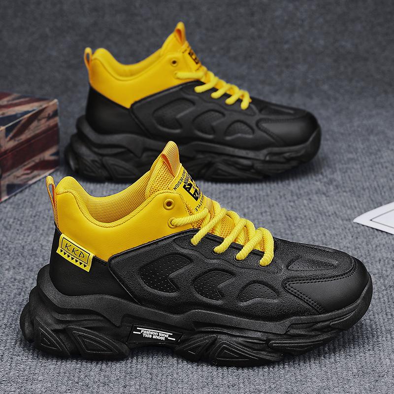 Mode CYYTL Sneaker Lässige Herren Laufschuhe Outdoor Plateau Tennis Mode Sport Wandern Designer Luxus Skateboard Leder Slipper