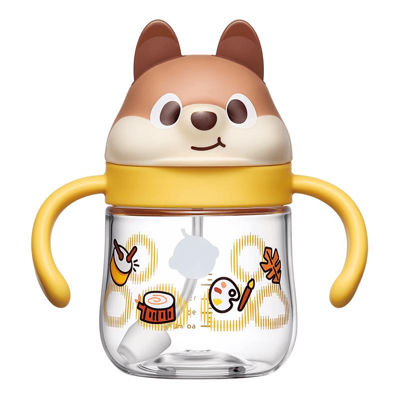 babycare Little Squirrel Kids Anti-Choke Sippy/Straw Cup 240ml