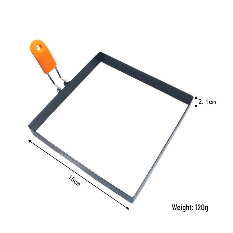 Stainless Steel Non-stick Square Egg and Patty Mold