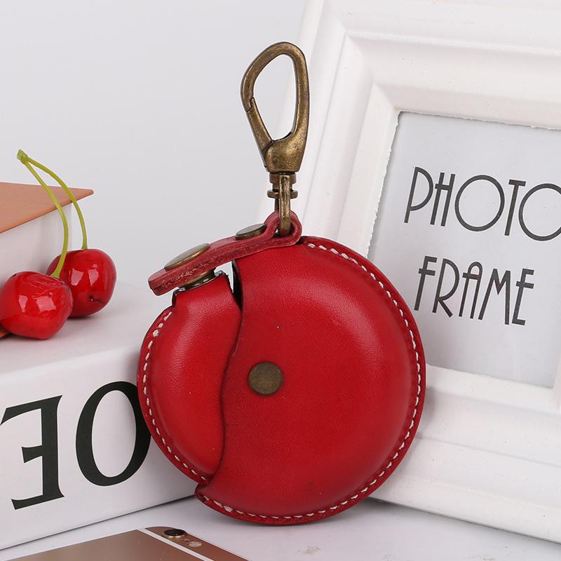 Portable Creative Bluetooth Earphone Case Small round Bag Gift Item Keychain Cable Organizer Hanging Bag Korean Sle Design