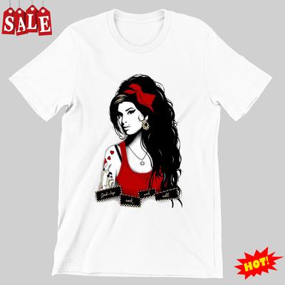 New Amy Winehouse Goodbey Rock T Shirt White Unisex Size S To 4XL Unisex T-Shirt