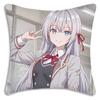 Anime Style School Theme Pillow Cover Vibrant Cartoon Character Print Polyester Cushion Case for Sofa Campus Style Anime Theme