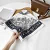 Fashion Geometric Chain Printed Square Scarf Versatile Women S Decorative Neck Scarf