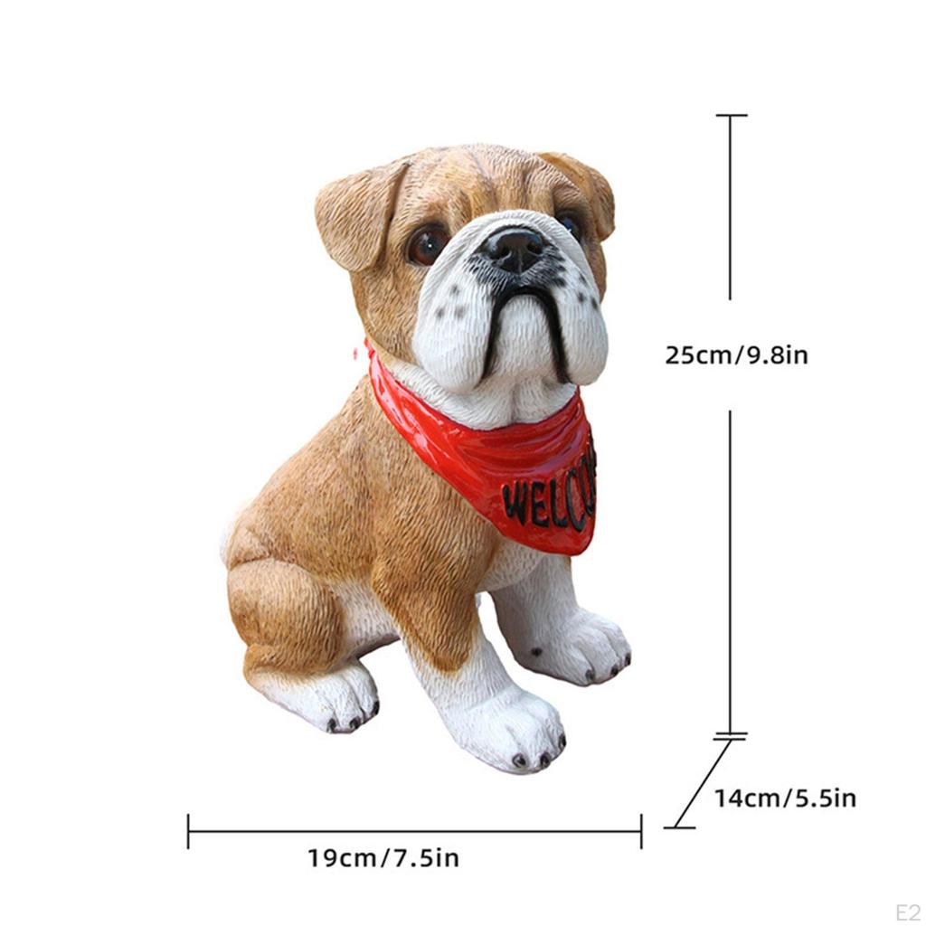 Animal Statue Dog Sculpture Desktop Figurines Collection Ornament for House Cabinets