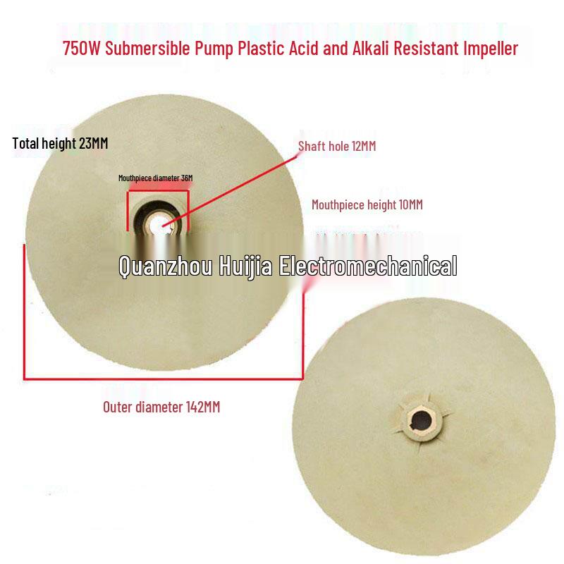 Acid/Alkali-Resistant Multi-Stage DC Water Pump with Plastic Impeller and Shaft