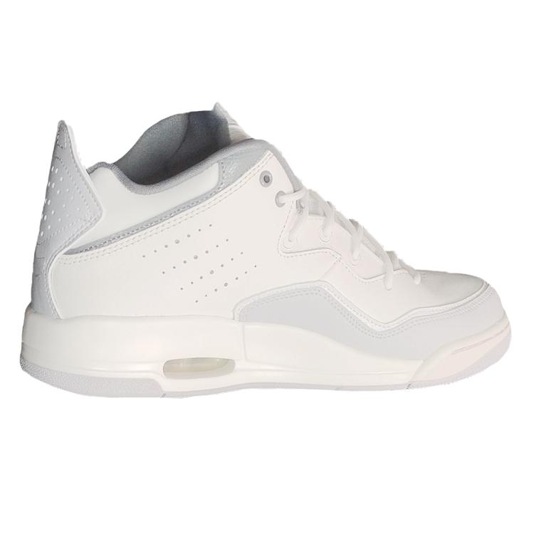 Jordan Courtside 23 Cushioning Slip Resistant Mid top Vintage Basketball Shoes Men's Gray White HQ1192-101(Team366-)