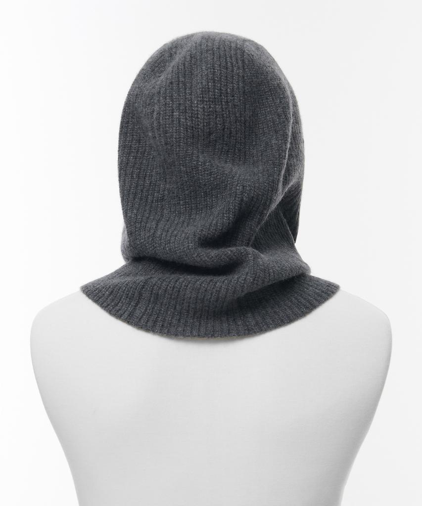 MUSINSA STANDARD Lambswool Oversized Knit Balaclava [Medium Grey]