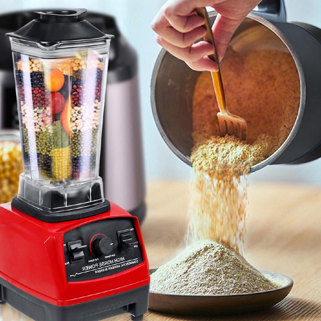 1500W Heavy Duty Adjustable Speed Food Processor Blenders Mixer Juicer Fruit Food Ice Crusher Smoothies Commercial 2L