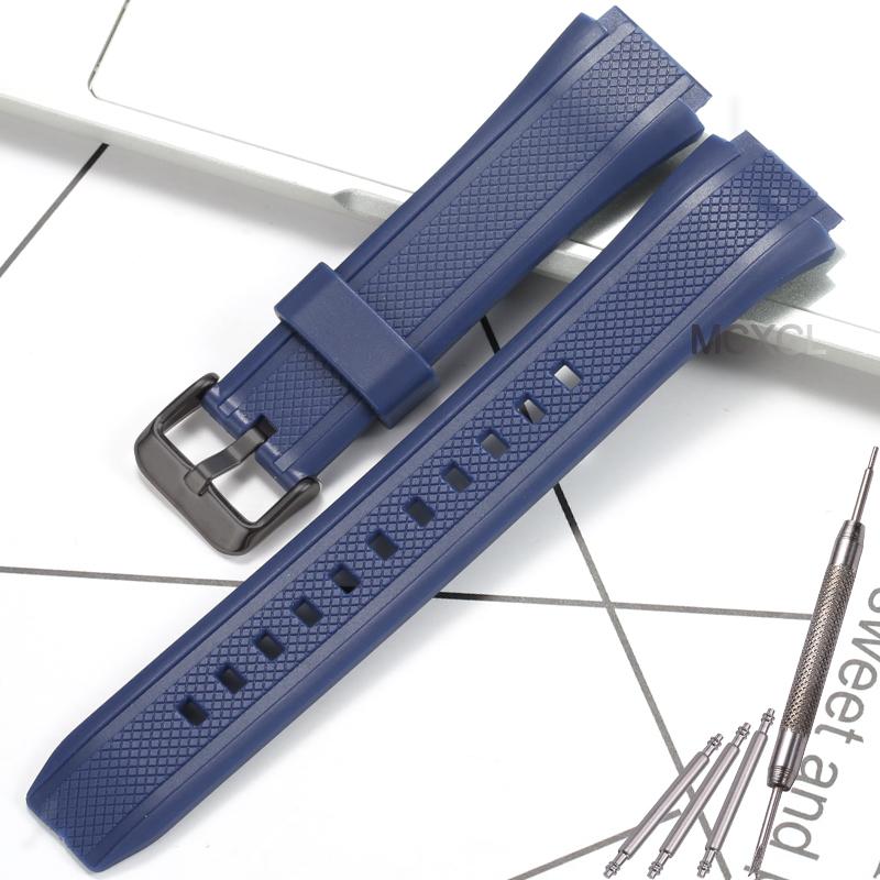 Resin Band For Casio EF-552 Men's Watch Band EF-552-1AV EF-552PB-1A2V EF-552PB-1A4V Waterproof Sports Wristband