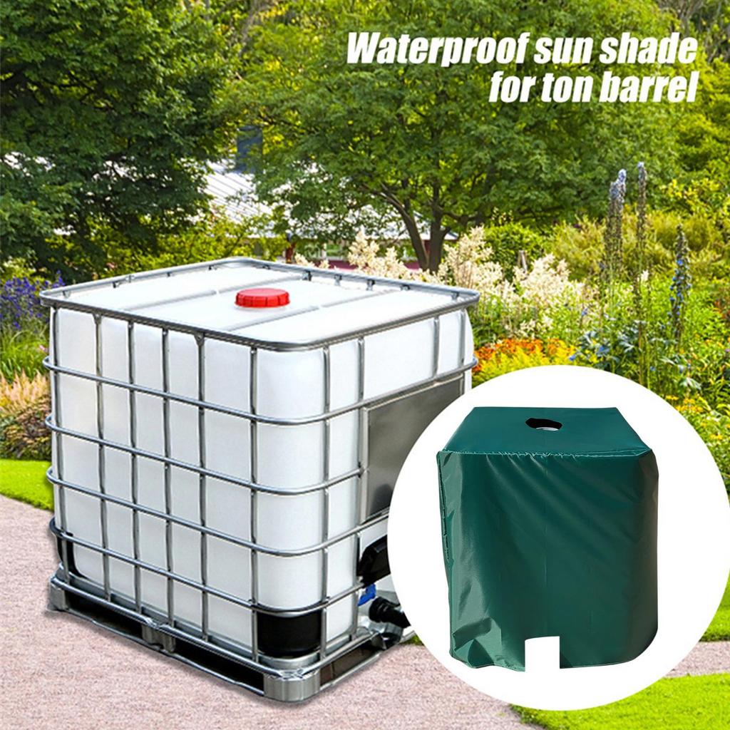 Capac Rezervor Apă Anti-praf Rezistent la Decolorare Geantă de Transport Parasolar Termic Pliabil Reutilizabil Protecție Depozitare Pentru Vânt Curte Grădină Fântână