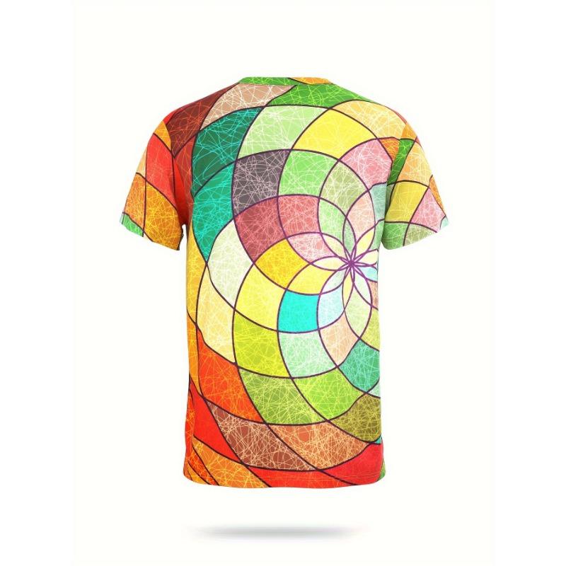 Adult sports fashionable round neck short sleeve, fishing hiking performance outdoor running exercise fitness performance printed top