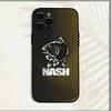N-Nash Fishing Coole Handyhülle Für iPhone 16,15,14,13,12,11,Pro,X,XS,Max,XR,Plus,Mini Weiche Schwarze Hülle