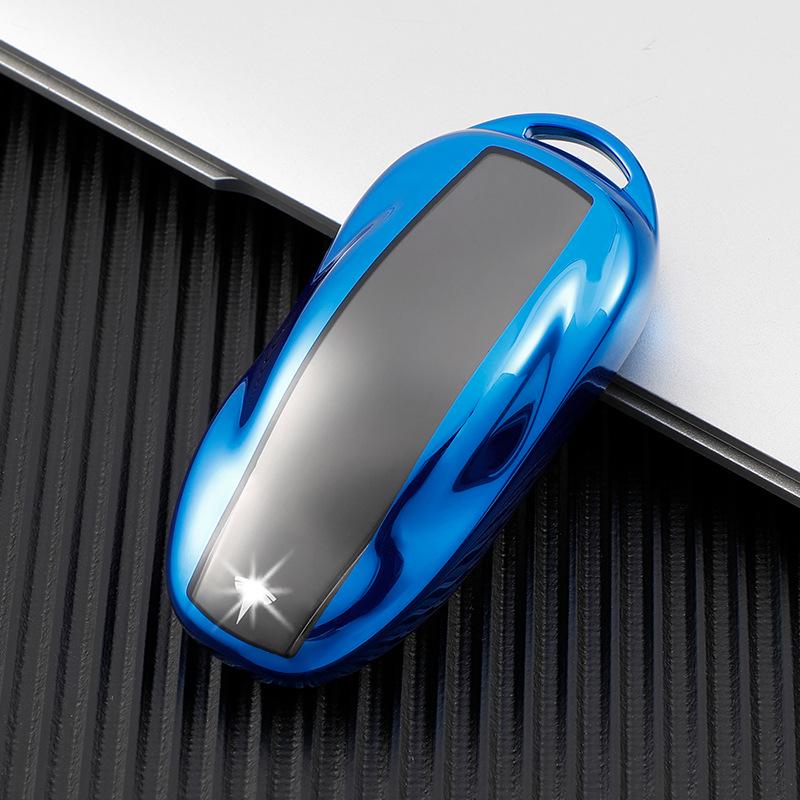 Transparent Soft Rubber Key Case for Tesla Model 3/Y