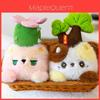 Cute Sunflower Cactus Money Tree Cat Pottery Plush Doll Toy Desktop Ornament For Desk And Home Ambience