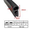 Customizable EPDM U-Shaped Rubber Sealing Strip for Electrical Cabinets and Car Doors