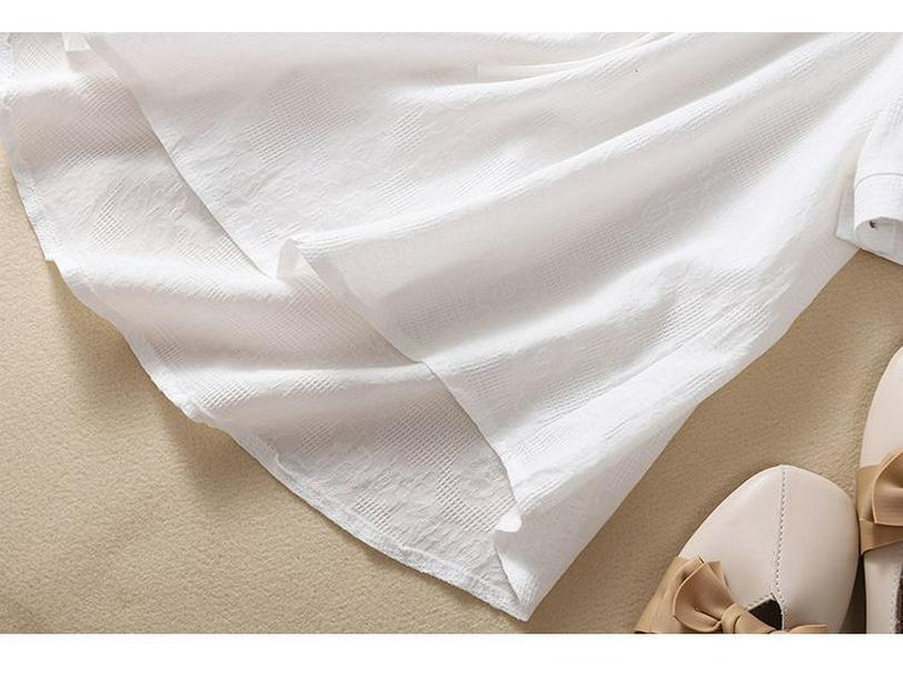 2024 Summer Women's Hooded Cotton-Linen Shirt: Chinese Style Jacquard Embroidered Casual Top