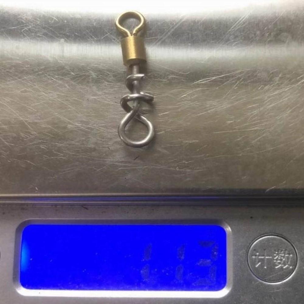 20pcs Fast Snap Design Fishing Swivel Connector Spiral Swivel Lure Hook Tackle  Saltwater Fishing