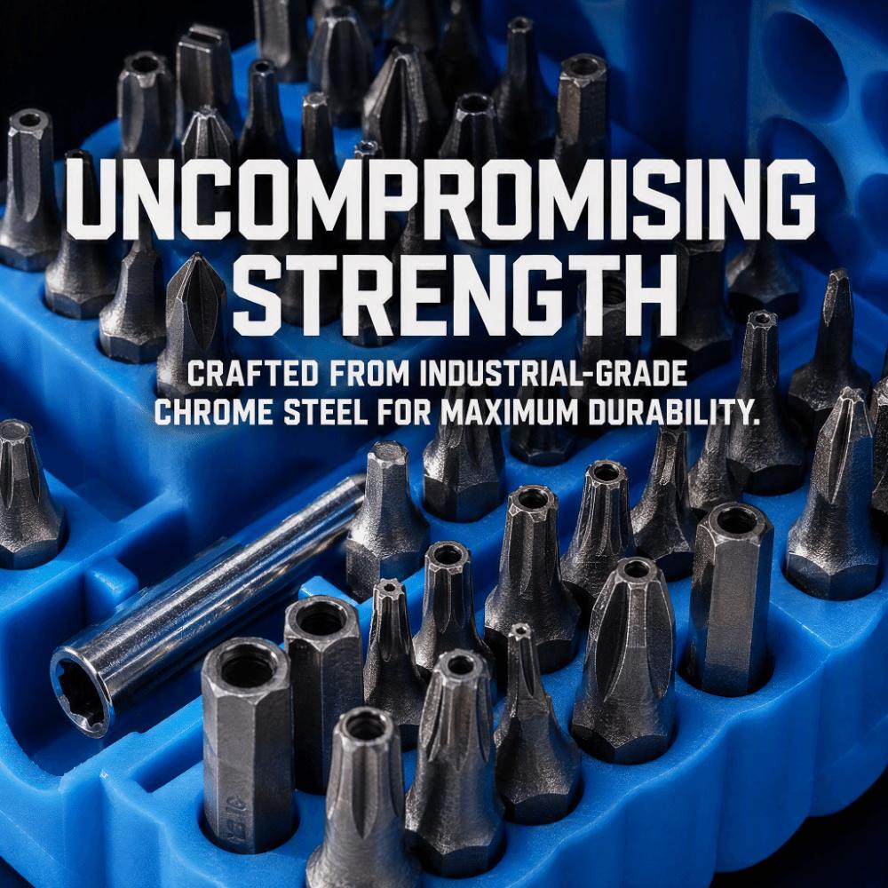 33pcs Versatile Screwdriver Bit Set High Hardness Impact Driver Bit Set  For Maintenance Repair