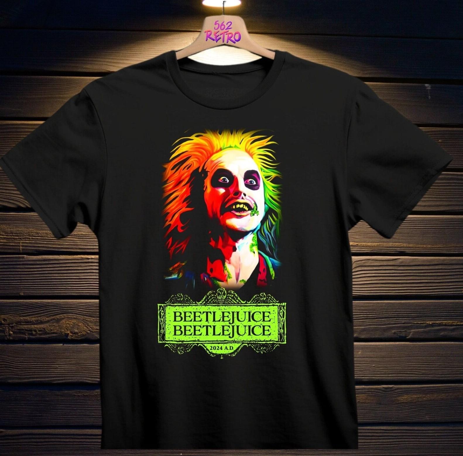 Beetlejuice Beetlejuice Movie T-Shirt Black S-3XL XXXL