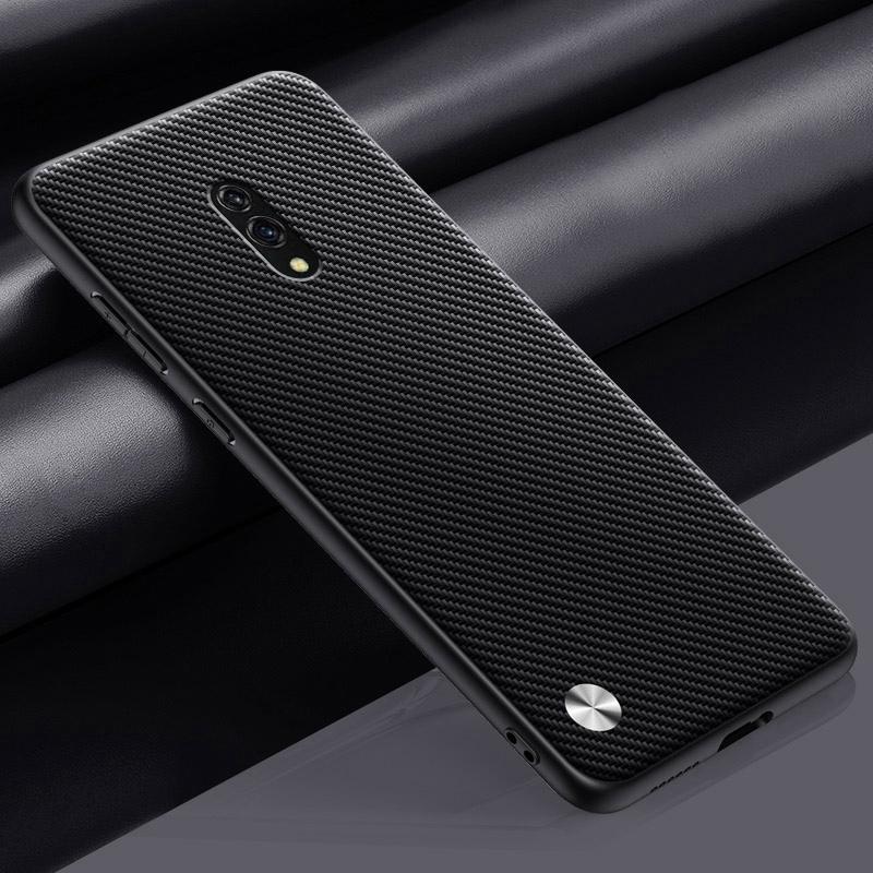 

Luxury PU Leather Case For Realme X RealmeX Back Cover Matte Silicone Shockproof Full Protection Phone Case For OPPO K3 Coque For OPPO K3 матовый черный
