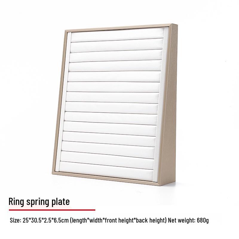 

Digu Вертикальная коробка для хранения колец и ожерелий, поднос для украшений из ПУ и стойка для демонстрации браслетов и серег