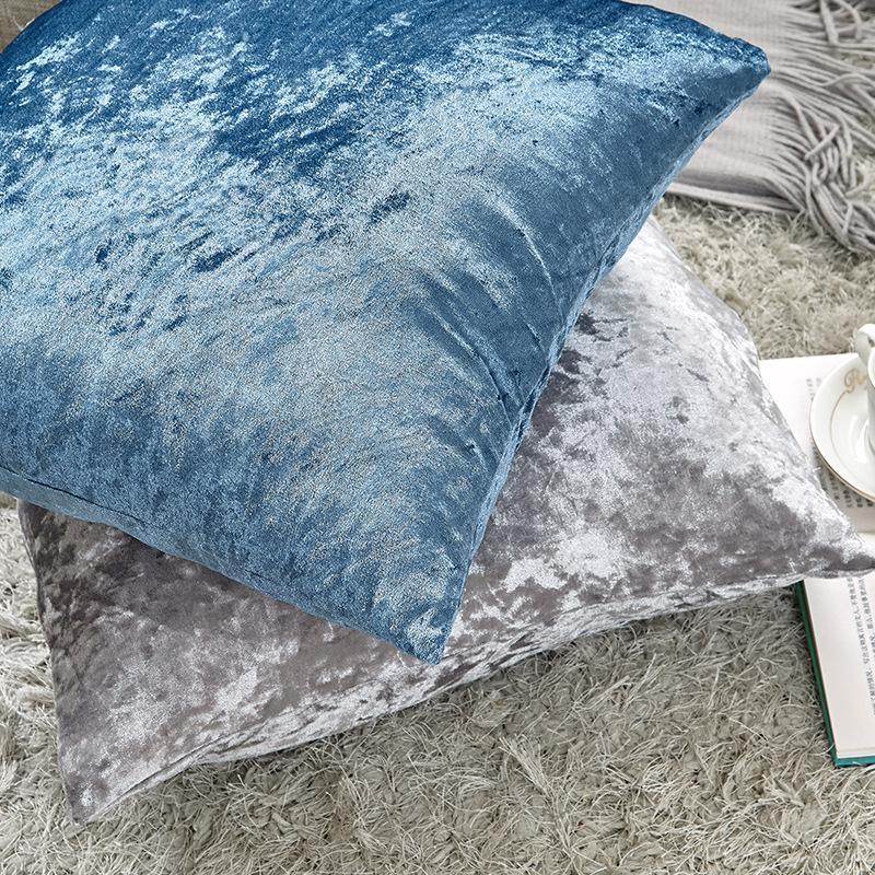 Ice Velvet Throw Pillow Cushion Cover Sofa Pillow Cushion Velvet Bedside Cushion Cover