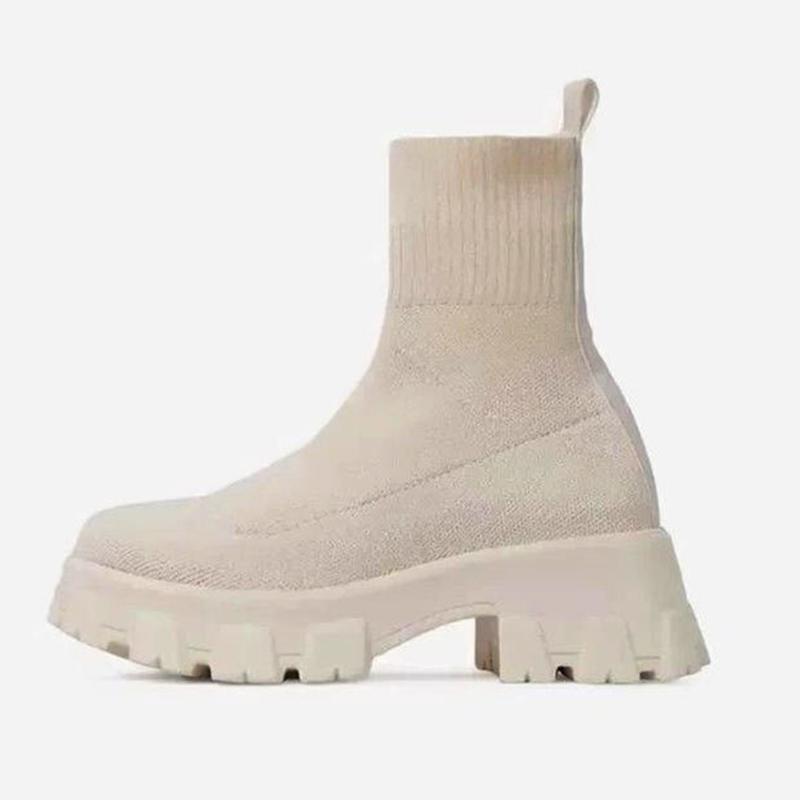 Fashion 2024 New Casual Shoes Women's Sneakers Fashion Trainers Solid Color Women Sneakers Slip On Sock Woman Shoes Ladies Flat Shoes