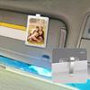 Detachable Car Visors Photo Organizer With Strong Magnets No Residues Installation Shatterproof Acrylic For 2x4 Pictures