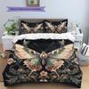 Butterfly in Flower Bushes  Pattern Bedding Quilt Set Quilt Cover Pillowcase Home Decoration  Gift (1 * duvet cover + 2 * pillowcase, without core)