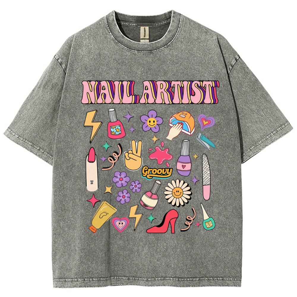 

Женская футболка Girly Pink Cosmetic Elements Printed Hot Sweet Heart, высокое качество, свободная стирка, короткий рукав 3XL