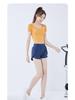Women's Quick-Dry Summer Yoga & Fitness Two-Piece Set - Casual Sportswear Plus Size Short Sleeve