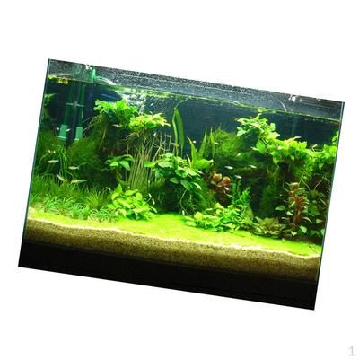 Poster universale per acquario 3D con paesaggio monofacciale, sfondo di pesci, 61x30 cm