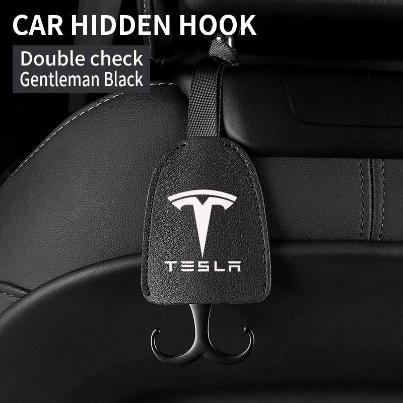 AAAIV1 Tesla multi-functional car hidden hook seat headrest creative interior chair back car hook car accessories