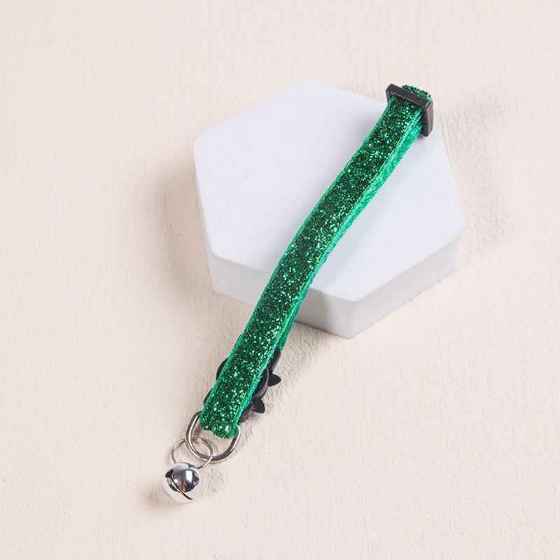 1PC Reflective Breakaway Cat Collar Safety Elastic Adjustable Neck Strap With Bell For Kitten Puppy Pet Leash Accessories