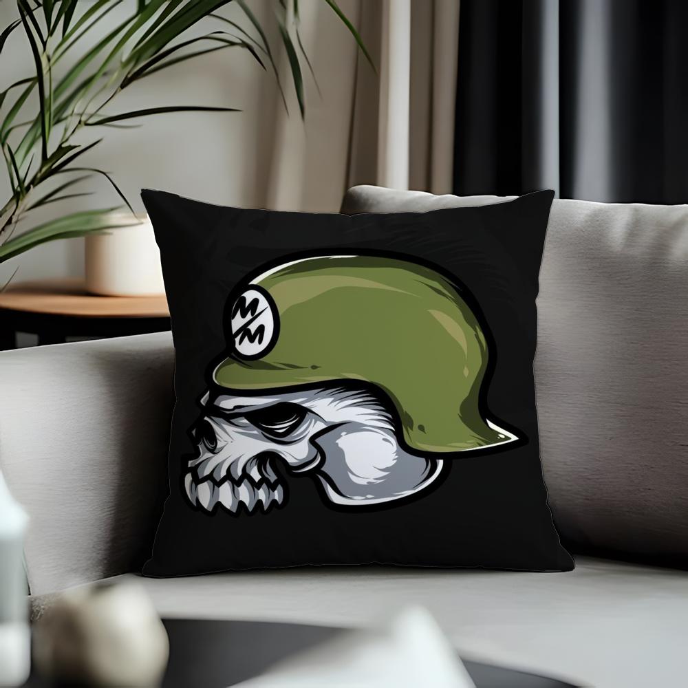 Viral MMetal Mulishaed Cushion Cover Antidustmite Pillowcase Invisible Zipper Silky Short Plush Sofa Cushion Cover